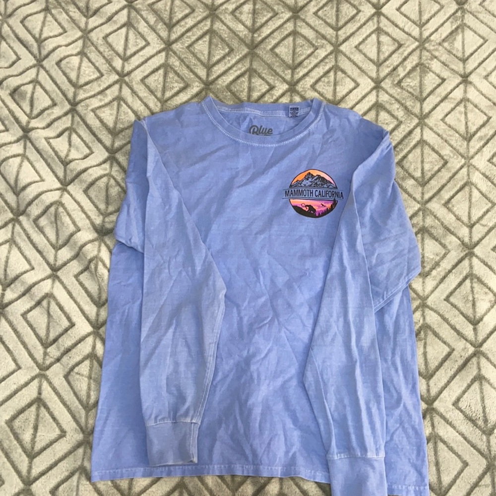Blue mammoth lakes long sleeve